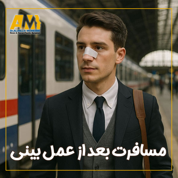مسافرت بعد از عمل بینی + دکتر علیرضا محبی