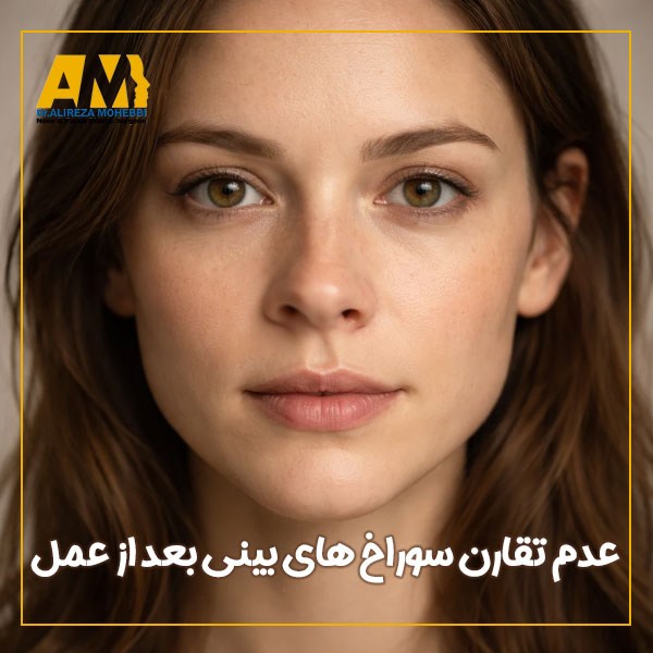 عدم تقارن سوراخ‌ های بینی بعد از عمل + دکتر علیرضا محبی